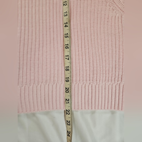 NWT Victorias Secret Pink Womens Pink Long Sleeve Turtleneck Sweater Size Large - Picture 7 of 8